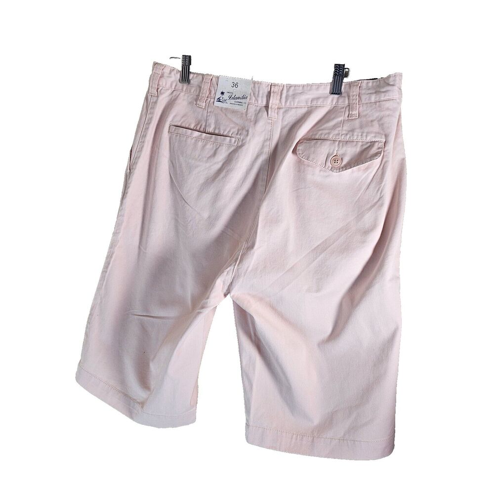 Islandia Mens Bermuda Shorts Size 36 bisque color new with tags - Picture 2 of 6